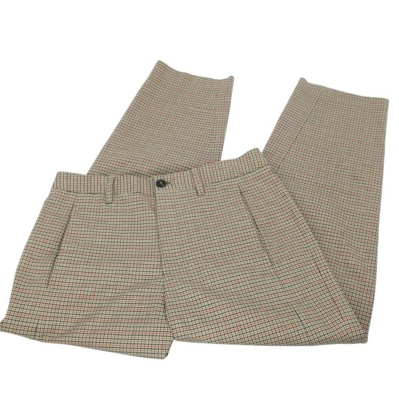 Closed Ludwig Trousers Houndstooth Plaid Cropped Pants Italian Fabric Women's 27 - Picture 1 of 8